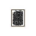Picture of Simple Maze IV _GroupedProduct_Rectangle_Portrait_Canvas_Framed_