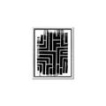 Picture of Simple Maze IV _GroupedProduct_Rectangle_Portrait_Canvas_Framed_