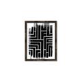 Picture of Simple Maze IV _GroupedProduct_Rectangle_Portrait_Canvas_Framed_