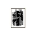 Picture of Simple Maze IV _GroupedProduct_Rectangle_Portrait_Canvas_Framed_