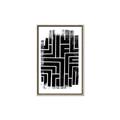 Picture of Simple Maze IV _GroupedProduct_Rectangle_Portrait_Canvas_Framed_