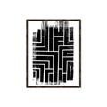 Picture of Simple Maze IV _GroupedProduct_Rectangle_Portrait_Canvas_Framed_