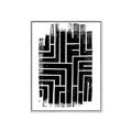 Picture of Simple Maze IV _GroupedProduct_Rectangle_Portrait_Canvas_Framed_