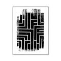 Picture of Simple Maze IV _GroupedProduct_Rectangle_Portrait_Canvas_Framed_