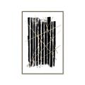 Picture of Black With Gold Fine Lines _GroupedProduct_Rectangle_Portrait_Canvas_Framed_