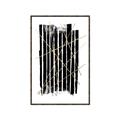 Picture of Black With Gold Fine Lines _GroupedProduct_Rectangle_Portrait_Canvas_Framed_