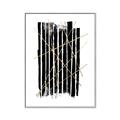 Picture of Black With Gold Fine Lines _GroupedProduct_Rectangle_Portrait_Canvas_Framed_