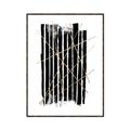 Picture of Black With Gold Fine Lines _GroupedProduct_Rectangle_Portrait_Canvas_Framed_