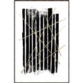 Picture of Black With Gold Fine Lines _GroupedProduct_Rectangle_Portrait_Canvas_Framed_