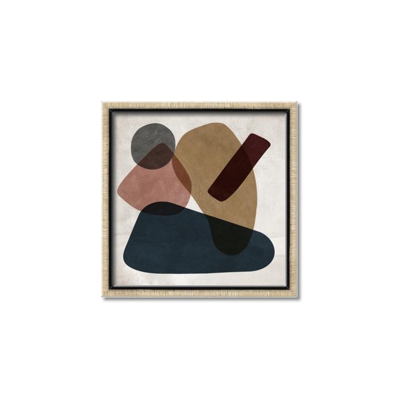 Picture of Black Stones I _GroupedProduct_Square_Canvas_Framed_