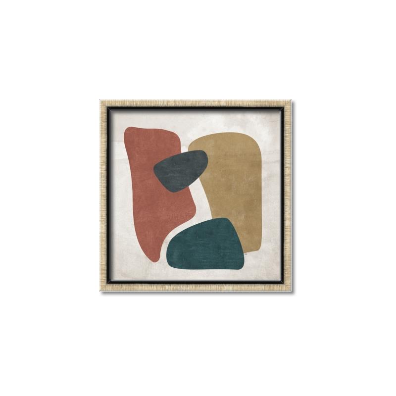 Picture of Bnlack Stones III _GroupedProduct_Square_Canvas_Framed_