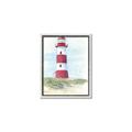 Picture of Red Lighthouse _GroupedProduct_Rectangle_Portrait_Canvas_Framed_