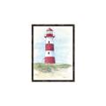 Picture of Red Lighthouse _GroupedProduct_Rectangle_Portrait_Canvas_Framed_