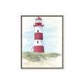 Picture of Red Lighthouse _GroupedProduct_Rectangle_Portrait_Canvas_Framed_