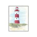 Picture of Red Lighthouse _GroupedProduct_Rectangle_Portrait_Canvas_Framed_