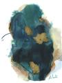 Picture of Blue & Gold Flow I  _GroupedProduct_Rectangle_Portrait_Unframed_Print_Only_
