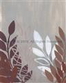 Picture of Brown And White Leaves II _GroupedProduct_Rectangle_Portrait_Unframed_Print_Only_