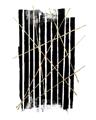 Picture of Black With Gold Fine Lines _GroupedProduct_Rectangle_Portrait_Unframed_Print_Only_