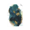 Picture of Blue & Gold Flow I  _GroupedProduct_Rectangle_Portrait_Unframed_Print_Only_