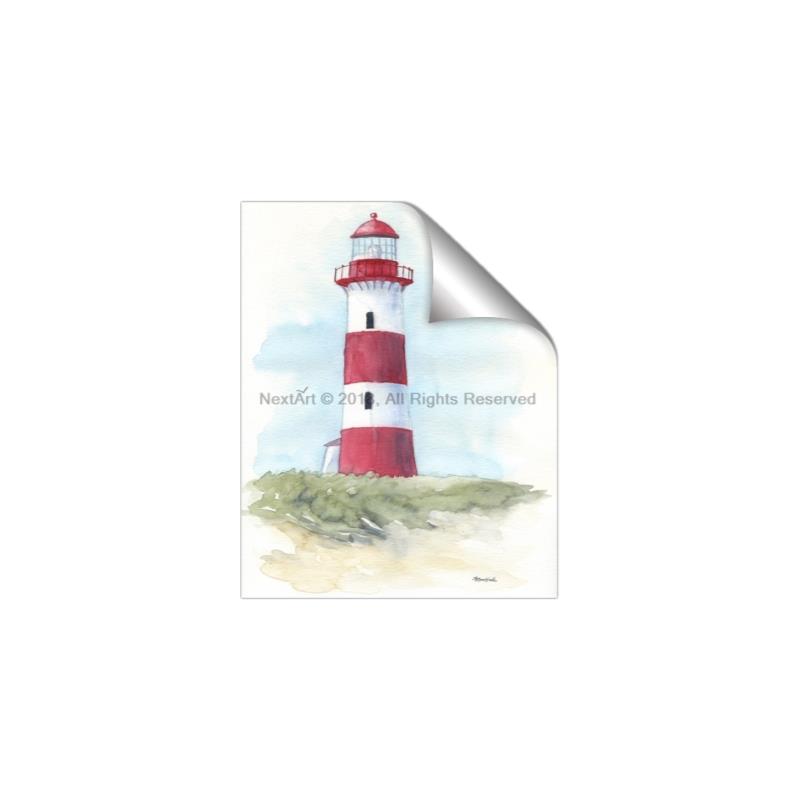 Picture of Red Lighthouse _GroupedProduct_Rectangle_Portrait_Unframed_Print_Only_