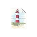 Picture of Red Lighthouse _GroupedProduct_Rectangle_Portrait_Unframed_Print_Only_
