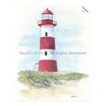 Picture of Red Lighthouse _GroupedProduct_Rectangle_Portrait_Unframed_Print_Only_