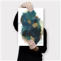 Picture of Blue & Gold Flow I  _GroupedProduct_Rectangle_Portrait_Canvas_