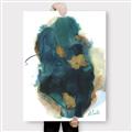 Picture of Blue & Gold Flow I  _GroupedProduct_Rectangle_Portrait_Canvas_