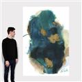 Picture of Blue & Gold Flow I  _GroupedProduct_Rectangle_Portrait_Canvas_