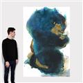 Picture of Blue & Gold Flow II _GroupedProduct_Rectangle_Portrait_Canvas_