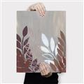 Picture of Brown And White Leaves II _GroupedProduct_Rectangle_Portrait_Canvas_