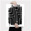Picture of Simple Maze I _GroupedProduct_Rectangle_Portrait_Canvas_