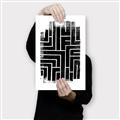 Picture of Simple Maze IV _GroupedProduct_Rectangle_Portrait_Canvas_
