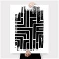 Picture of Simple Maze IV _GroupedProduct_Rectangle_Portrait_Canvas_