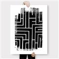 Picture of Simple Maze IV _GroupedProduct_Rectangle_Portrait_Canvas_
