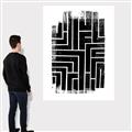 Picture of Simple Maze IV _GroupedProduct_Rectangle_Portrait_Canvas_
