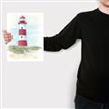 Picture of Red Lighthouse _GroupedProduct_Rectangle_Portrait_Canvas_