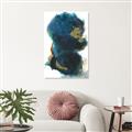 Picture of Blue & Gold Flow II _GroupedProduct_Rectangle_Portrait_Canvas_