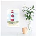 Picture of Red Lighthouse _GroupedProduct_Rectangle_Portrait_Canvas_