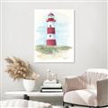 Picture of Red Lighthouse _GroupedProduct_Rectangle_Portrait_Canvas_