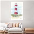 Picture of Red Lighthouse _GroupedProduct_Rectangle_Portrait_Canvas_