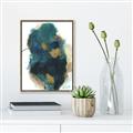 Picture of Blue & Gold Flow I  _GroupedProduct_Rectangle_Portrait_Canvas_Framed_