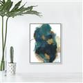 Picture of Blue & Gold Flow I  _GroupedProduct_Rectangle_Portrait_Canvas_Framed_