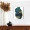 Picture of Blue & Gold Flow I  _GroupedProduct_Rectangle_Portrait_Canvas_Framed_