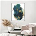 Picture of Blue & Gold Flow I  _GroupedProduct_Rectangle_Portrait_Canvas_Framed_