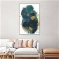 Picture of Blue & Gold Flow I  _GroupedProduct_Rectangle_Portrait_Canvas_Framed_