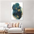 Picture of Blue & Gold Flow I  _GroupedProduct_Rectangle_Portrait_Canvas_Framed_