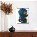 Picture of Blue & Gold Flow II _GroupedProduct_Rectangle_Portrait_Canvas_Framed_