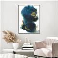 Picture of Blue & Gold Flow II _GroupedProduct_Rectangle_Portrait_Canvas_Framed_