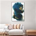 Picture of Blue & Gold Flow II _GroupedProduct_Rectangle_Portrait_Canvas_Framed_